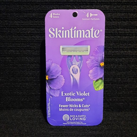 🔴 $ 4.00 Skintimate Women's Razors 3 Blade Razor 4 In Package - Picture 3 of 4